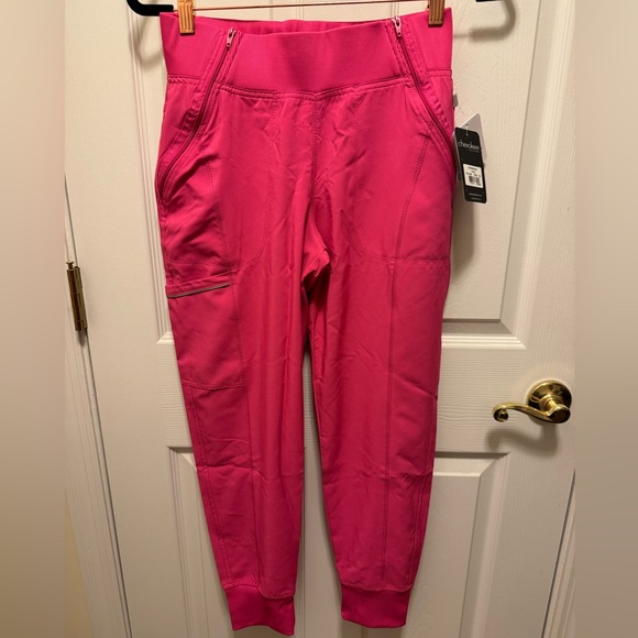Cherokee Infiniti Scrub Set. Size XS. NWT.  Carmine Pink. - Picture 8 of 16